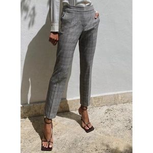 Aritzia Babaton Conan plaid pants like new